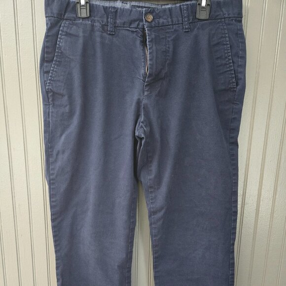 Tommy Hilfiger Tailored Fit Coupe Sur Measure Pants Navy Blue Size 34x30 - Picture 1 of 15